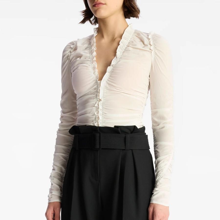 Clothing A.L.C. | Beckett Silk Top White