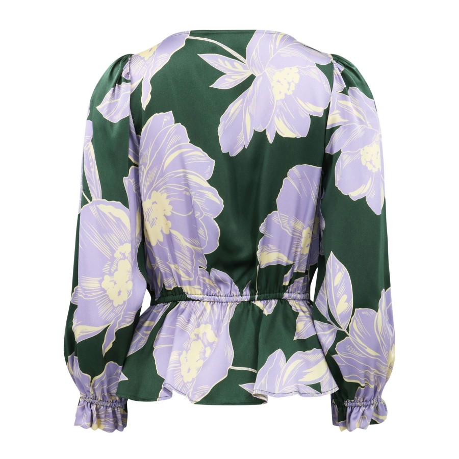 Clothing Christy Lynn | Bella Top Green Blossom