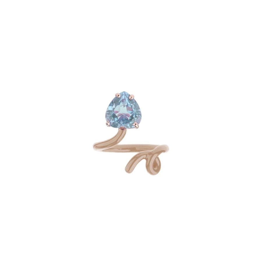 Jewelry Bea Bongiasca | Heart Tendril Ring Latte