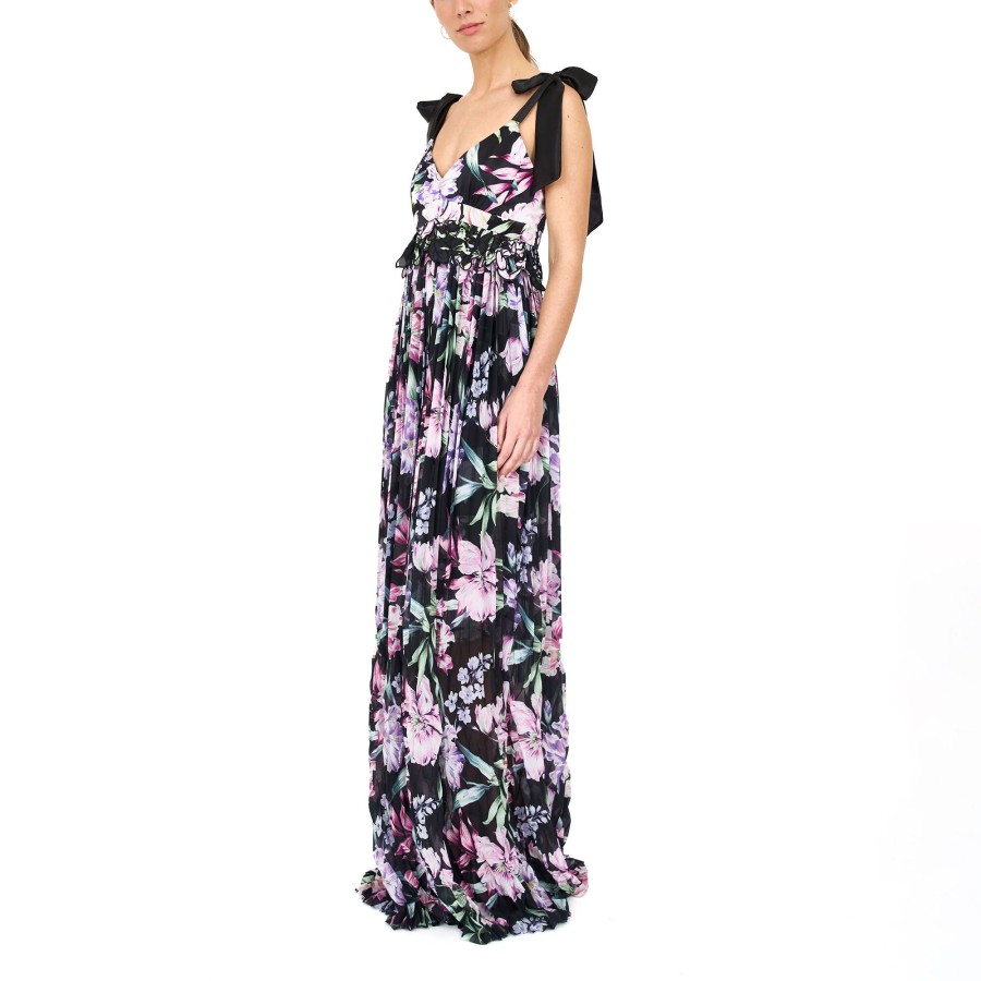 Clothing Christy Lynn | Genevieve Dress Ebony Garden