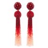 Jewelry Oscar de la Renta | Large Tonal Degrade Earrings Lilac Multi (Out Of Stock)