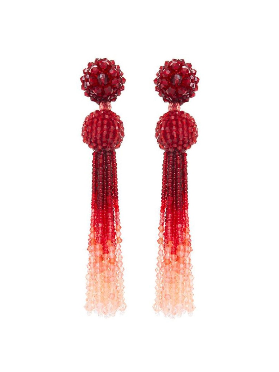 Jewelry Oscar de la Renta | Large Tonal Degrade Earrings Lilac Multi (Out Of Stock)