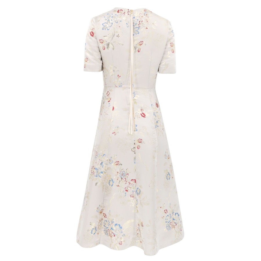Clothing Adam Lippes | Eloise Dress Champagne