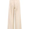 Clothing Clea | Jolina Pleat Trouser Sand