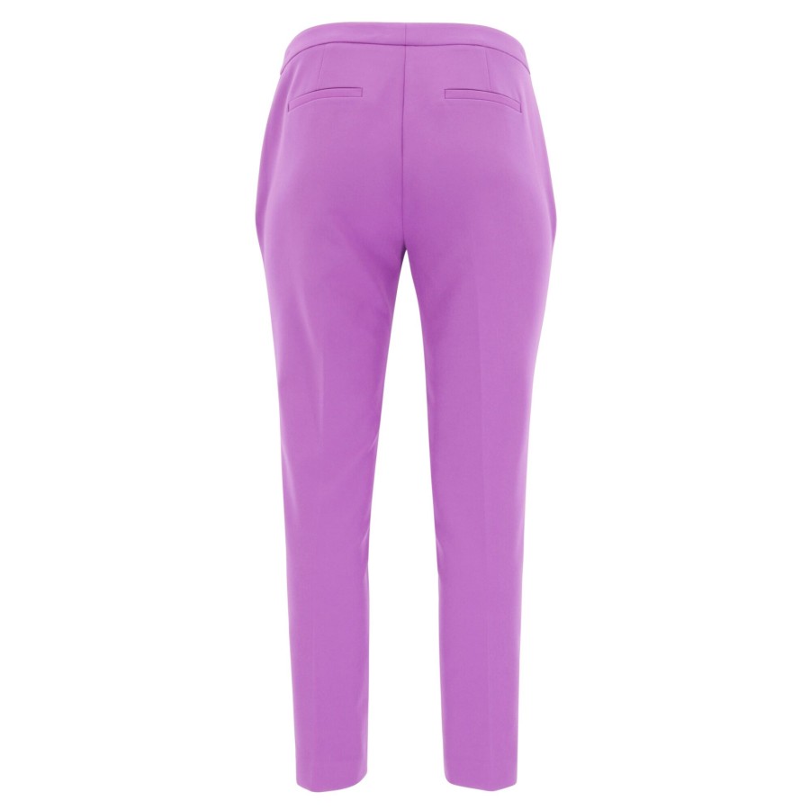 Clothing Kobi Halperin | Alexi Twill Crop Cigarette Pant Turquoise