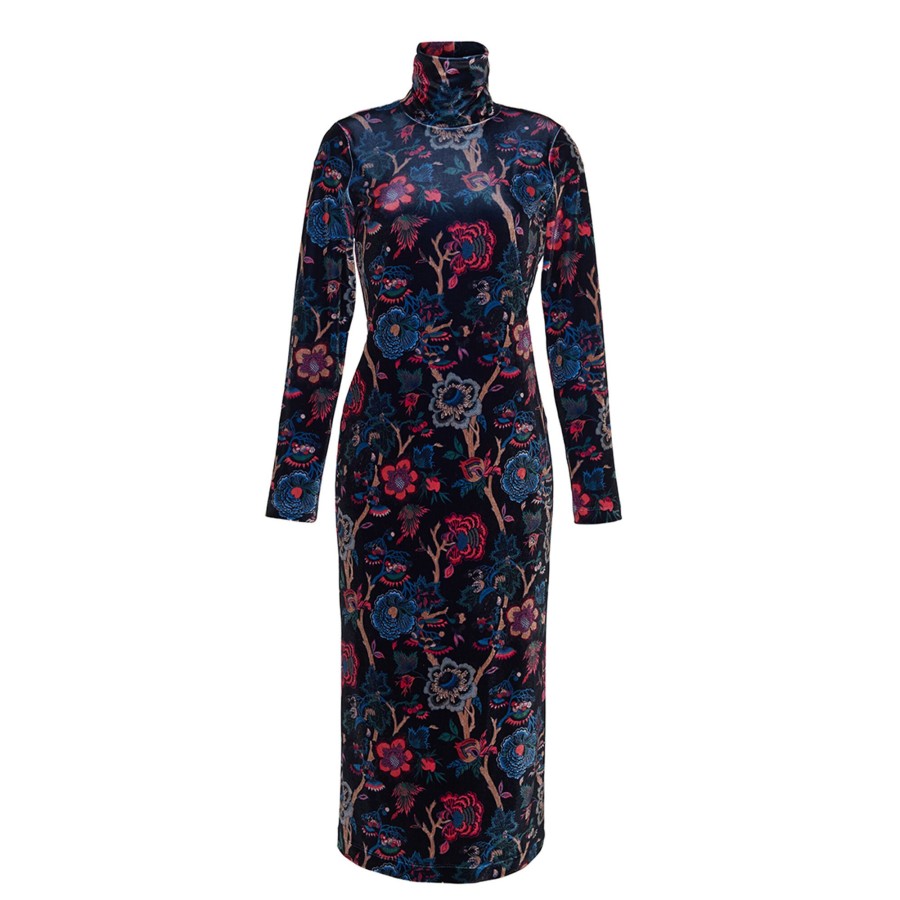 Clothing Cara Cara | Piper Dress Black Baroque Floral