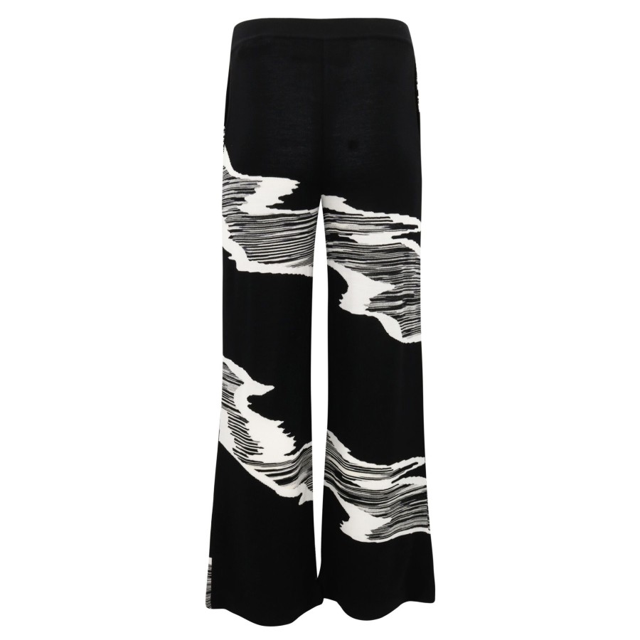 Clothing Missoni | Space Dye Wide-Leg Pant Black/White