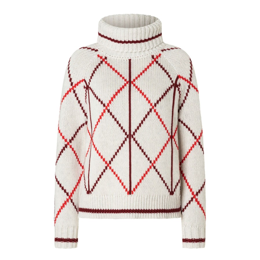 Clothing Bogner | Solange Cashmere Sweater Cream Multi