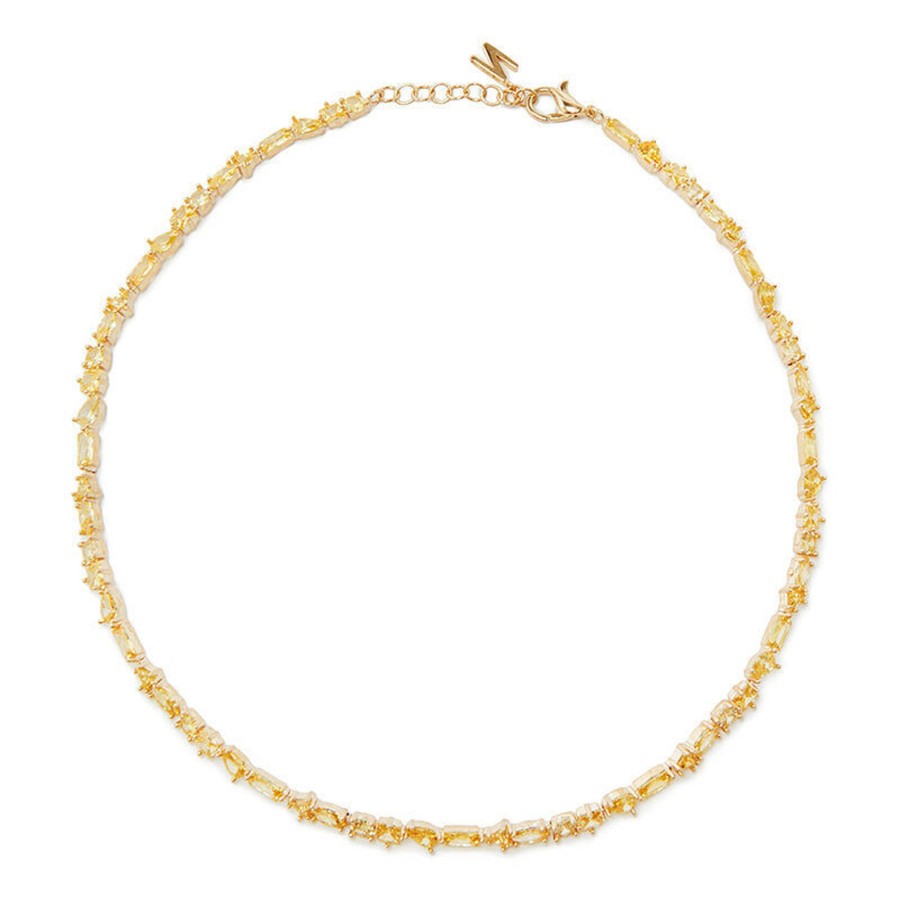 Jewelry Nickho Rey | Julie Tennis Necklace Royale Gold