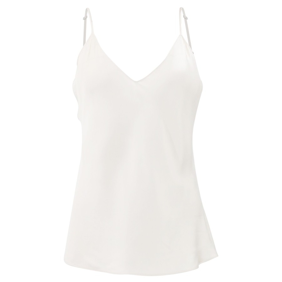 Clothing Sablyn | Gloria Silk Tank Gardenia