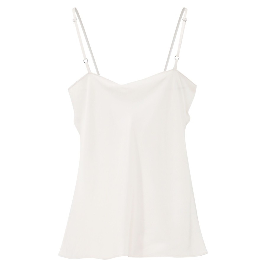 Clothing Sablyn | Gloria Silk Tank Gardenia