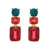 Jewelry Oscar de la Renta | Small Montecarlo Earrings Emeraldr