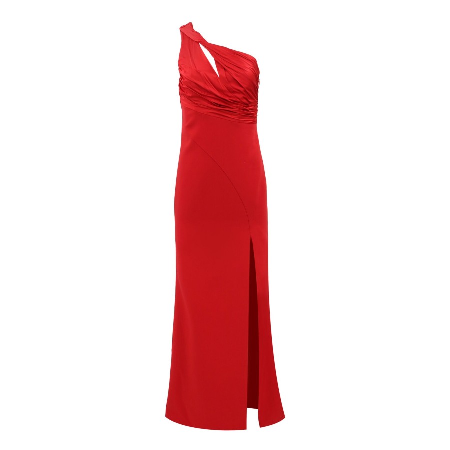 Clothing Cinq à Sept | Delphine Gown Warm Cranberry