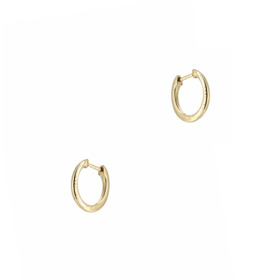 Jewelry Cindy Ensor | Classic Round Huggies Gold