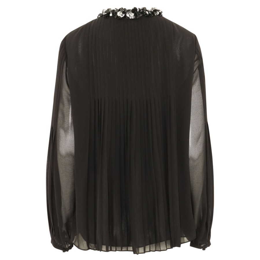Clothing Ungaro | Dakota Embellished Blouse Black