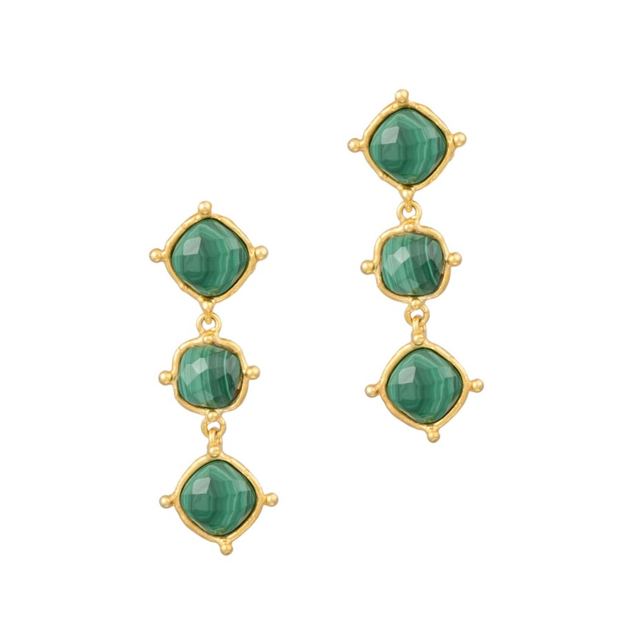 Jewelry Sylvia Toledano | Drop Earrings Malachite