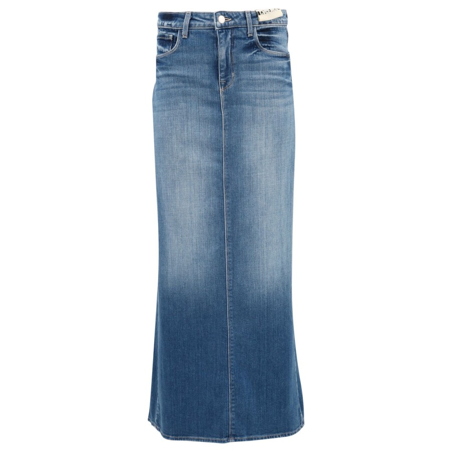 Clothing L'Agence | Kailani Mermaid Denim Skirt Athos