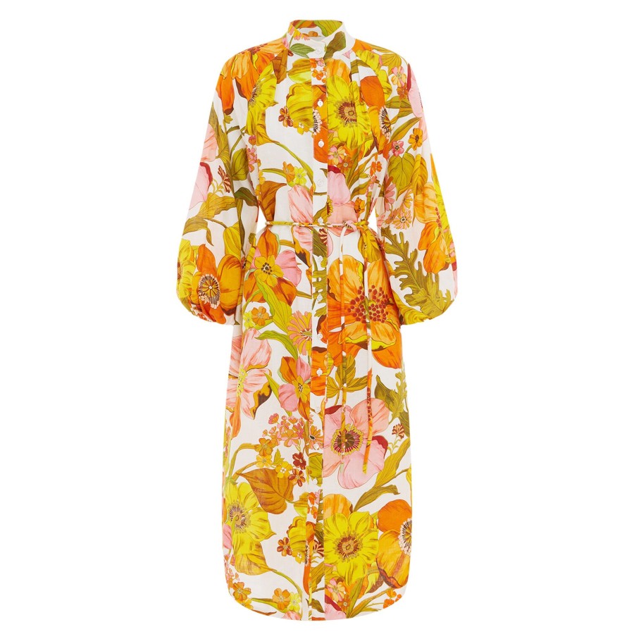 Clothing Alemais | Silas Midi Shirtdress Multi