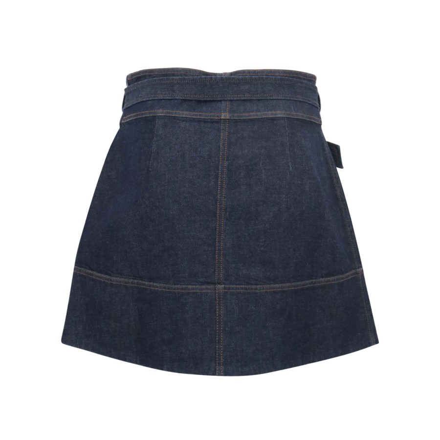 Clothing Tanya Taylor | Courtney Skirt Indigo