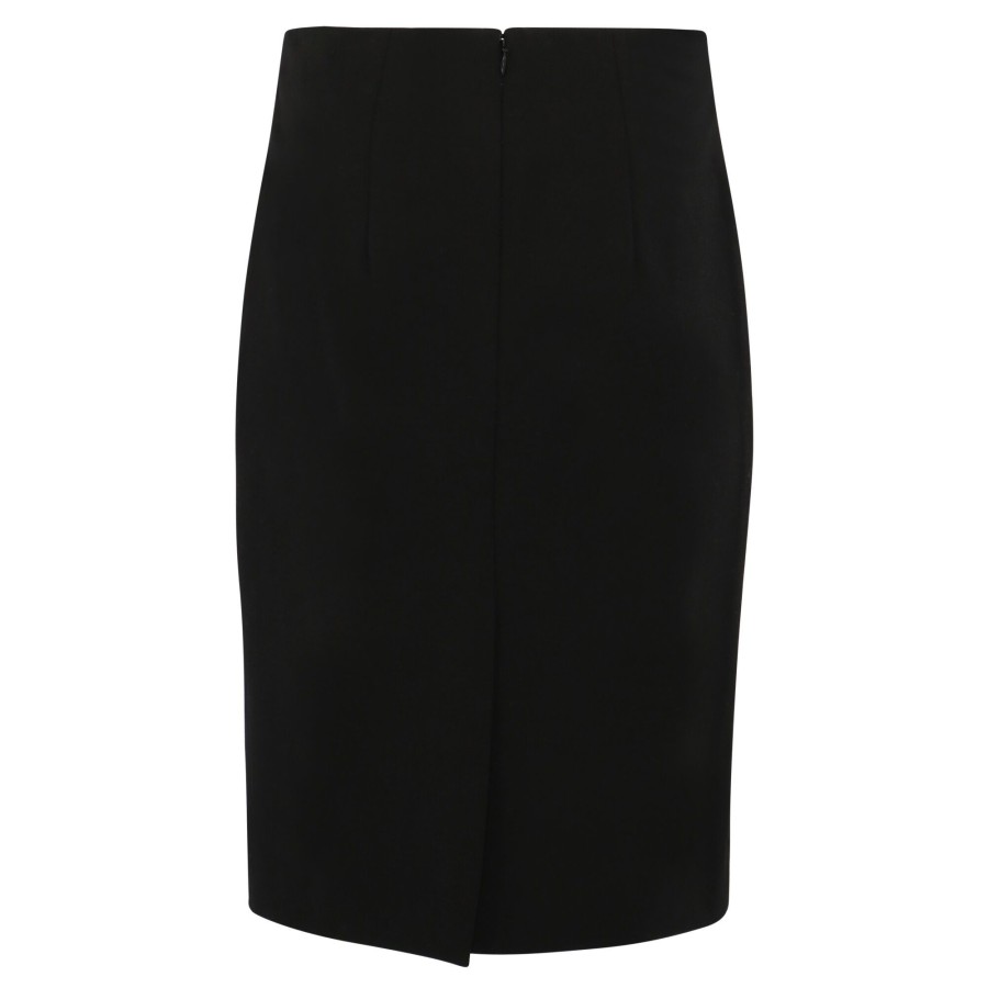 Clothing Vince | Seamed Front Pencil Skirt Black