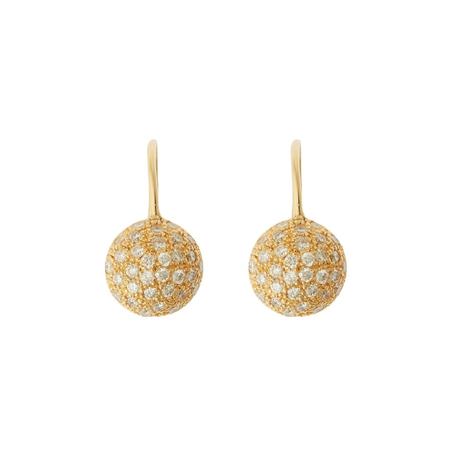 Jewelry Ileana Makri | Diamond Ball Earrings .42Ct