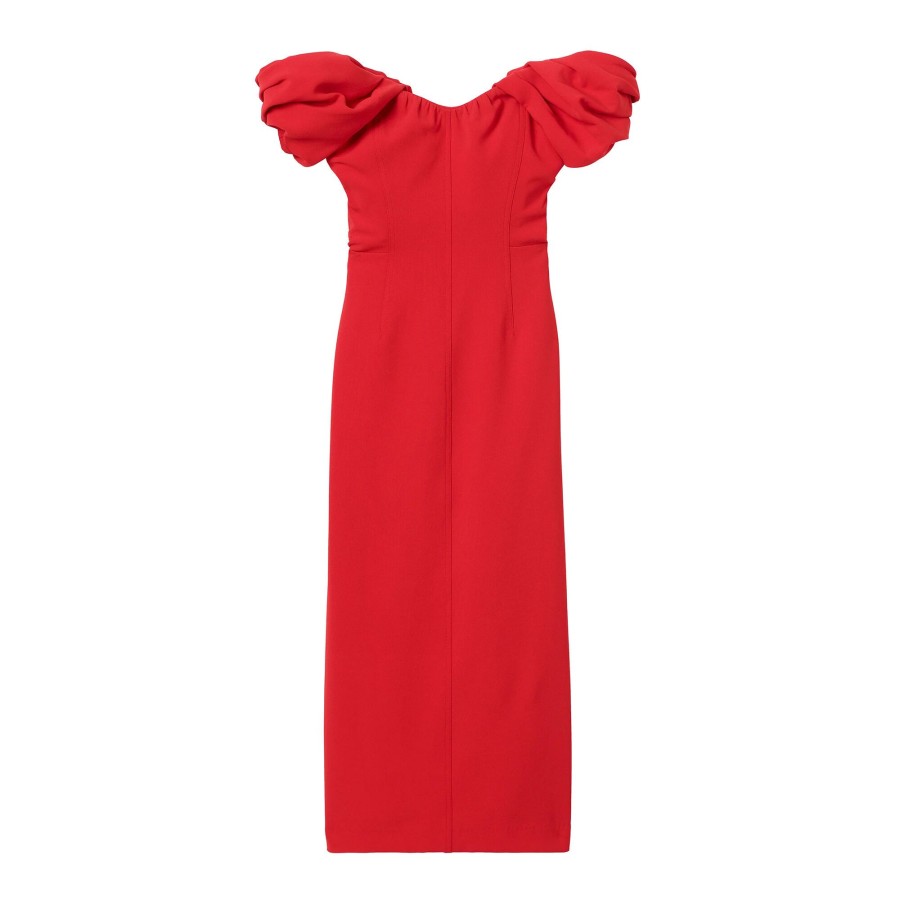 Clothing A.L.C. | Nora Off Shoulder Dress Dark Poinciana