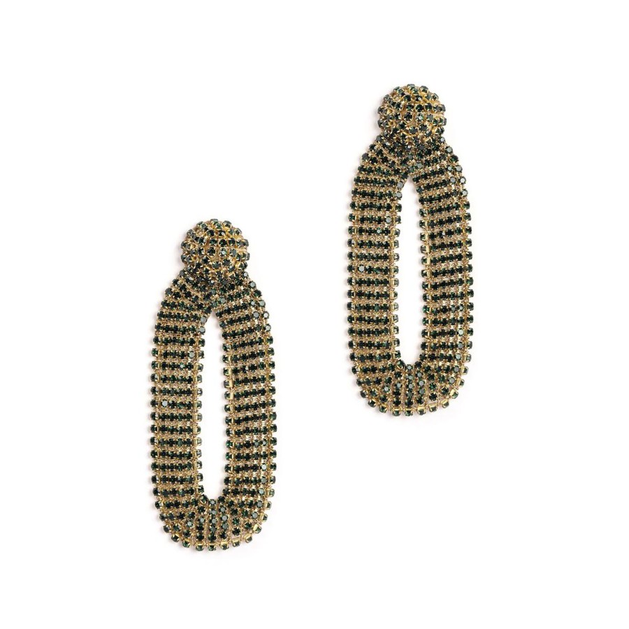 Jewelry Deepa Gurnani | Shyna Earrings Royale Gold