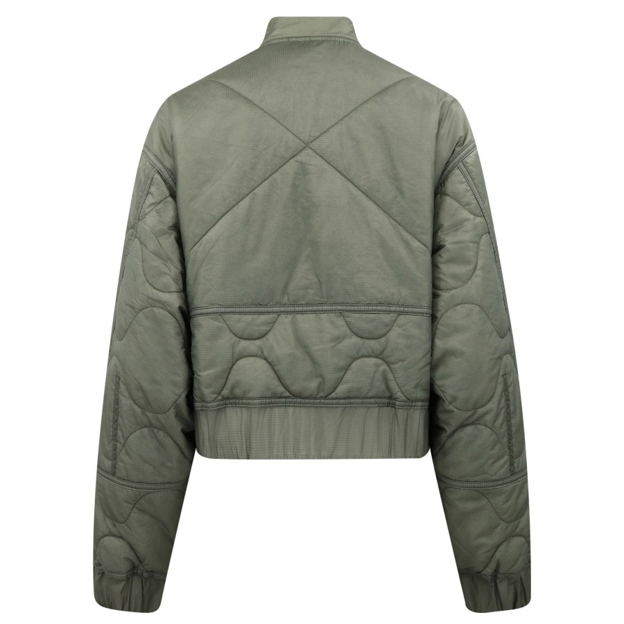 Clothing Agolde | Iona Quilted Jacket Laurel