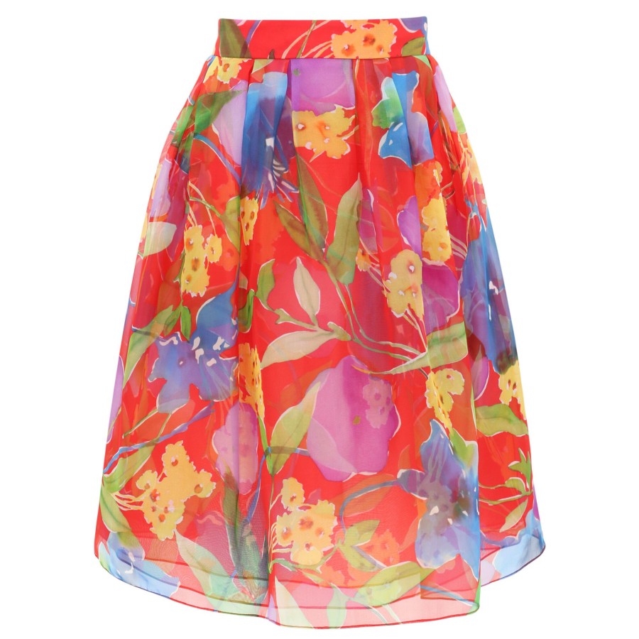 Clothing Carolina Herrera | Knee Length Skirt Lacquer