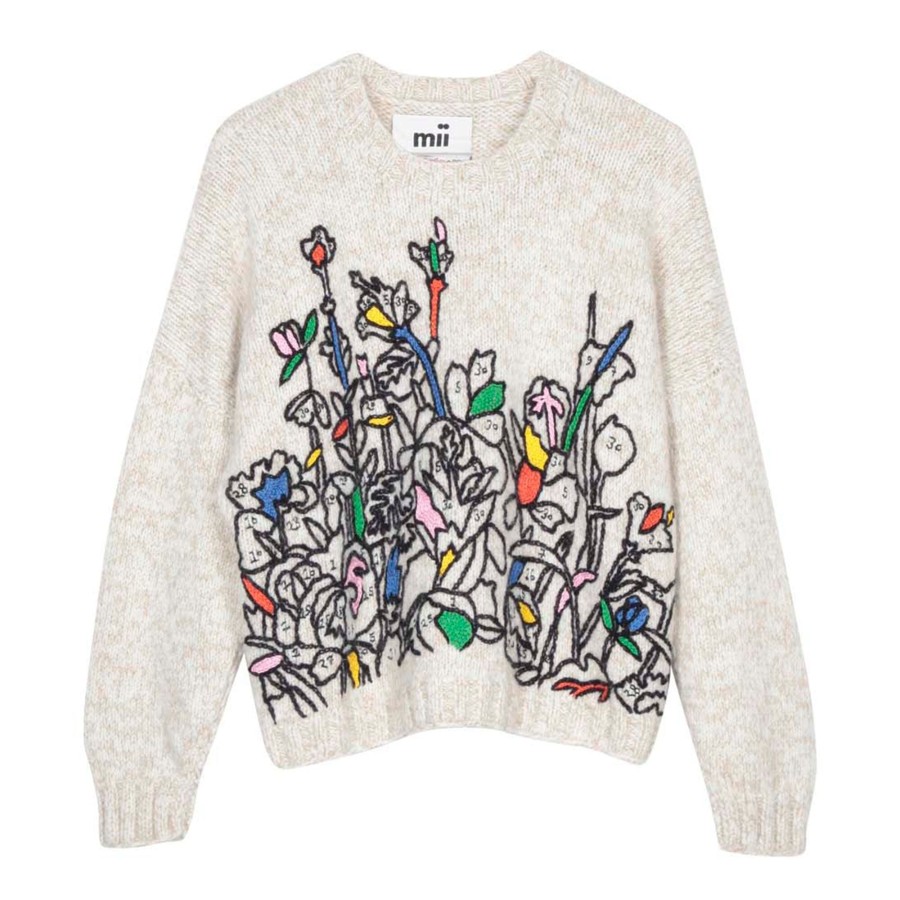 Clothing Mii | Karine Colorbook Sweater Off White