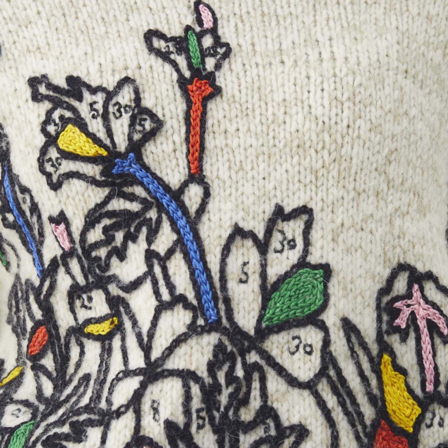 Clothing Mii | Karine Colorbook Sweater Off White