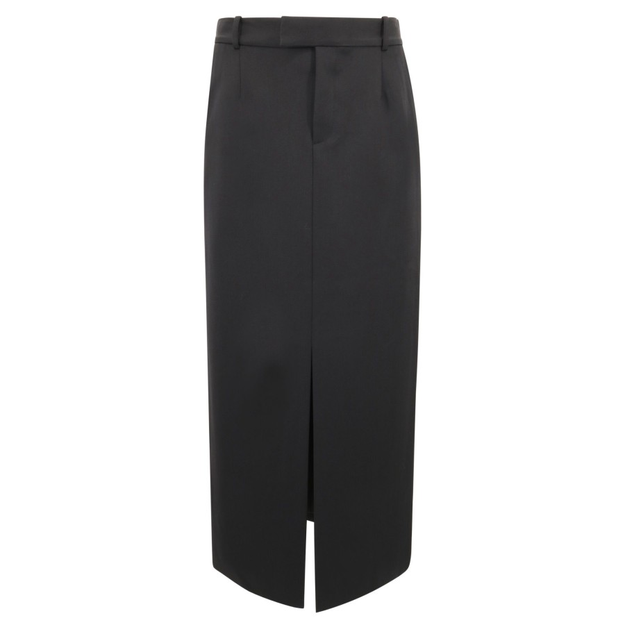Clothing Simkhai | Jalda Straight Skirt Black