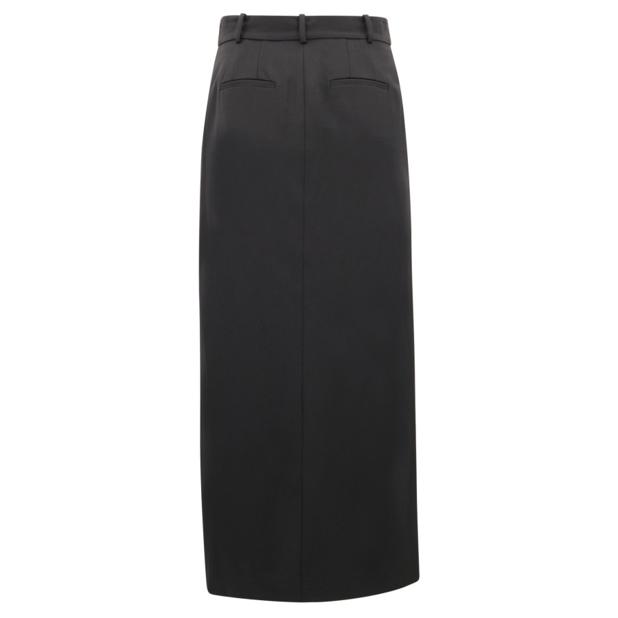 Clothing Simkhai | Jalda Straight Skirt Black