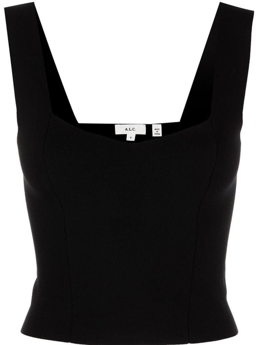 Clothing A.L.C. | Jordana Fitted Vest Top Black