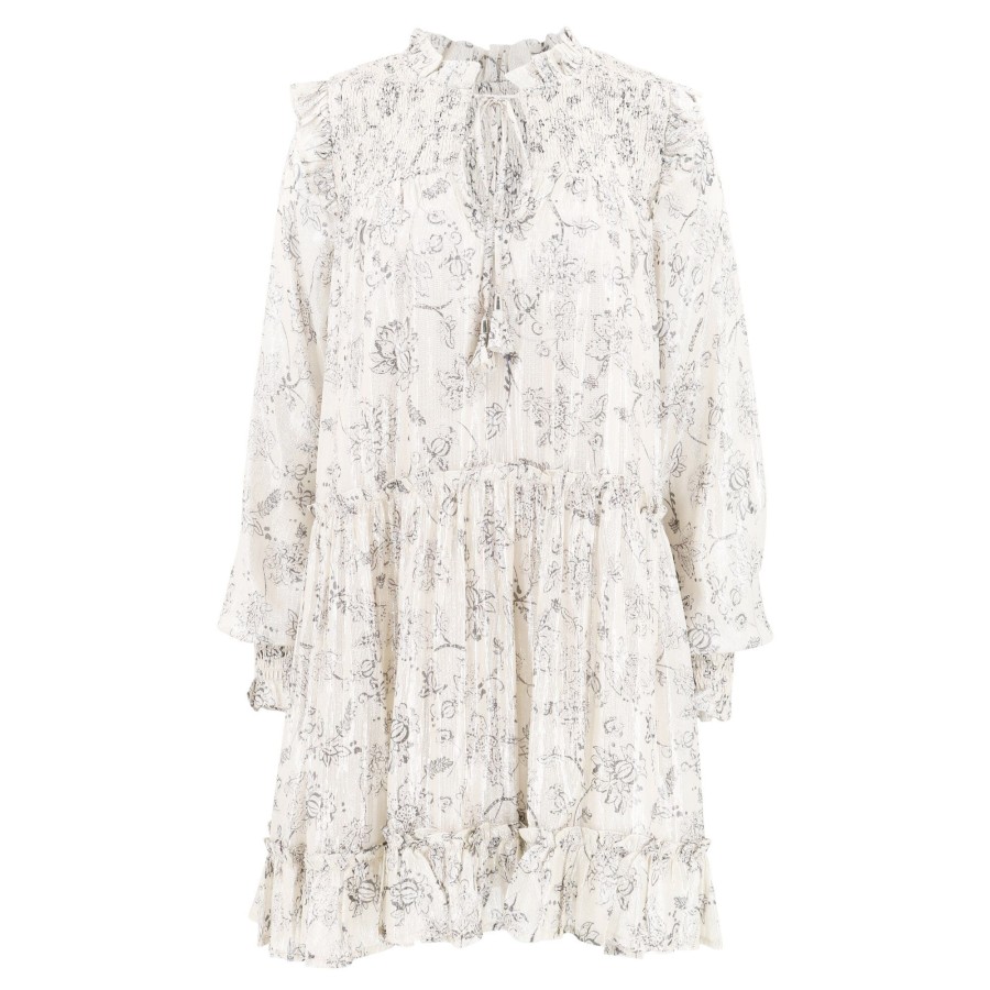 Clothing Love The Label | Paulina Mini Dress Sabina Lurex Print