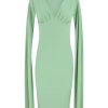 Clothing La Petite Robe | Zelia Cape Sleeve Dress Pear