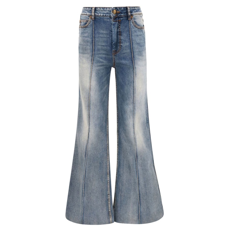 Clothing Zimmermann | Luminosity Wide Leg Jean Briny Blue