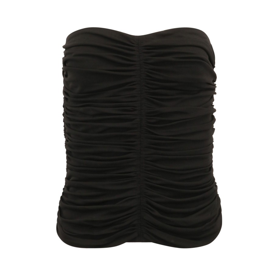 Clothing Saint Laurent | Strapless Top Noir