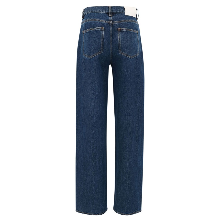 Clothing Loulou Studio | Denim Pants Washed Blue
