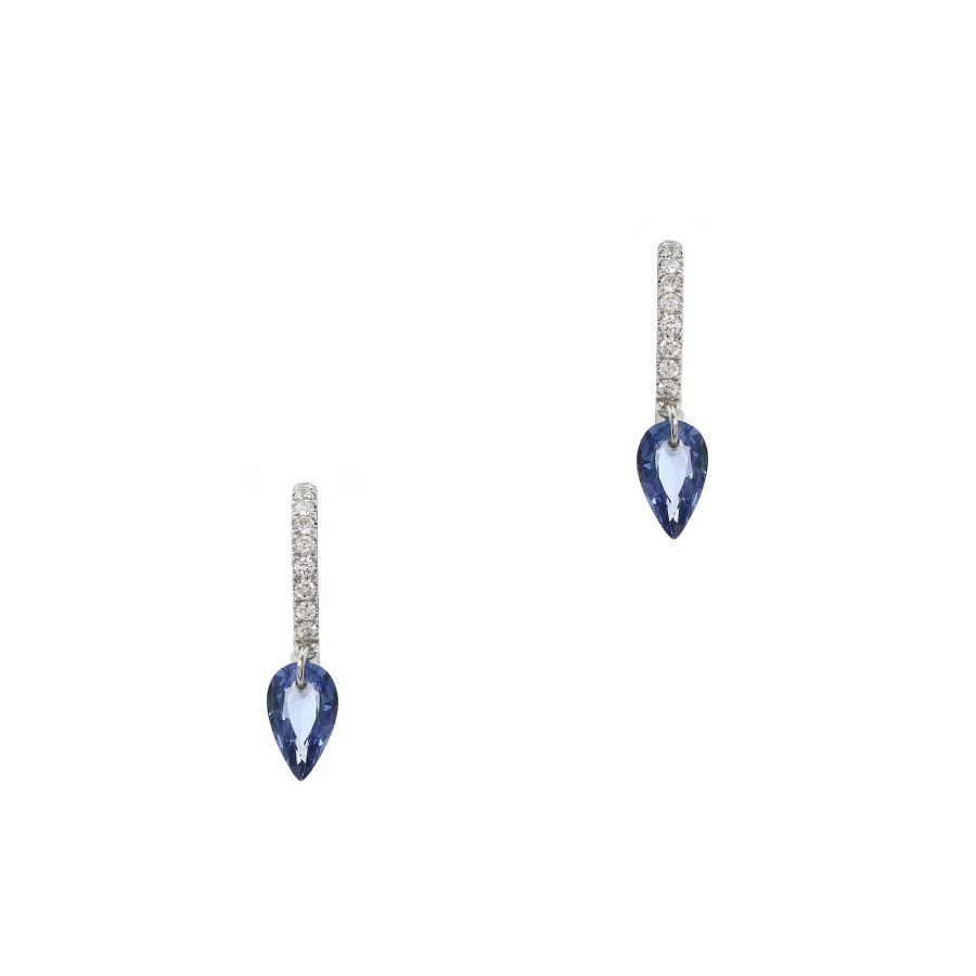 Jewelry Raphaele Canot | Sapphire Drop Earrings Blue/Silver