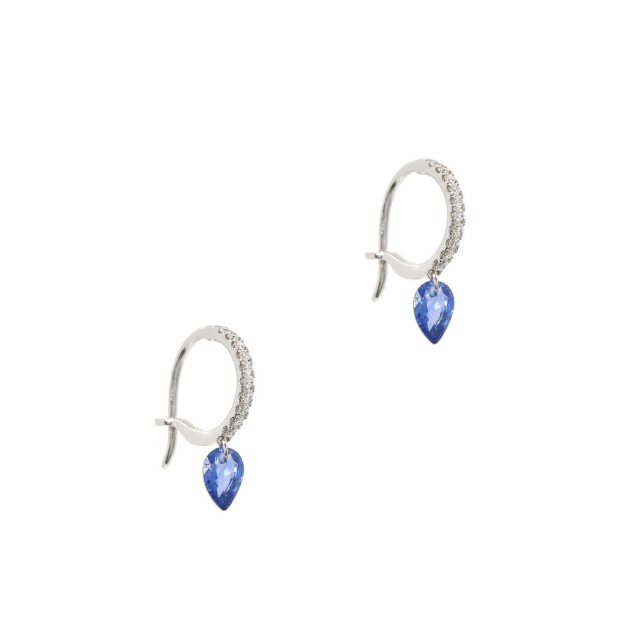 Jewelry Raphaele Canot | Sapphire Drop Earrings Blue/Silver