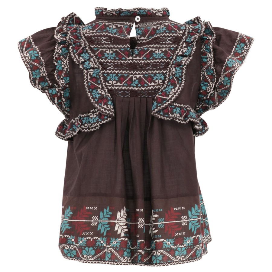Clothing Sea | Ellabeth Flutter Sleeve Top Cream