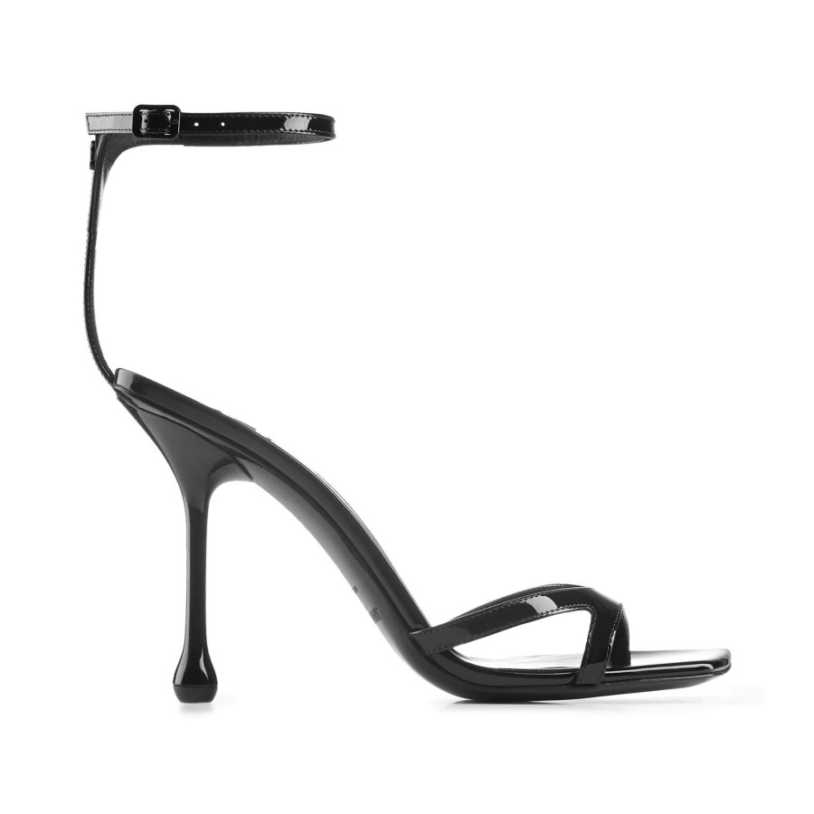 Shoes Jimmy Choo | Ixia 95Mm Ankle Strap Sandal Black