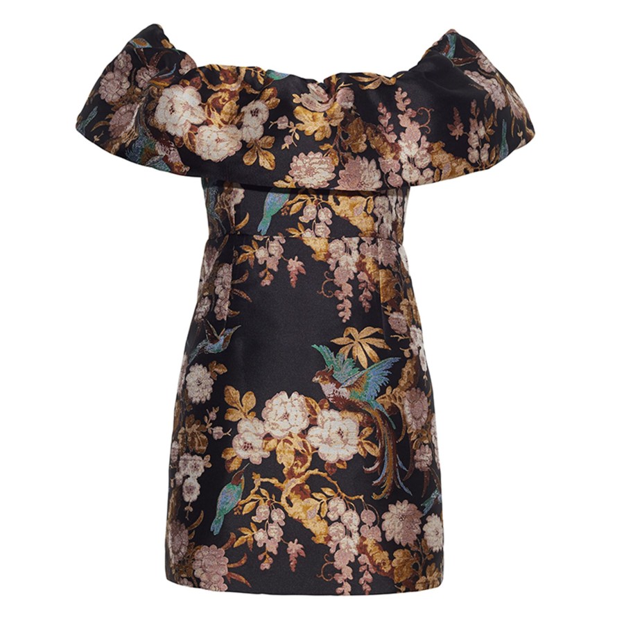 Clothing Cara Cara | Vera Dress Black Birds Of Paradise