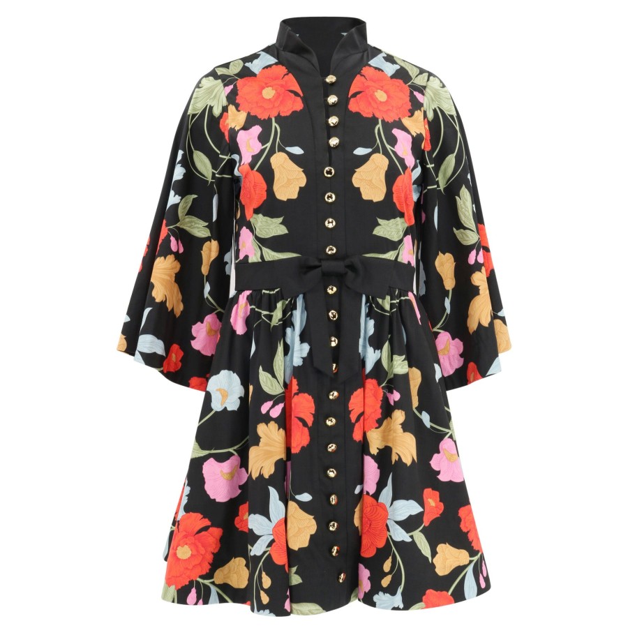 Clothing Mestiza | Carmen Mini Dress Black Twilight Multi