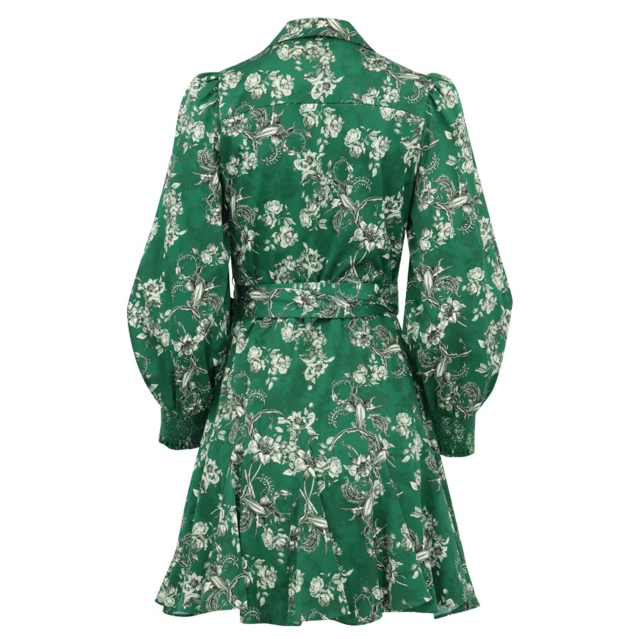 Clothing Alice + Olivia | Alisa Wrap Shirt Dress Central Park