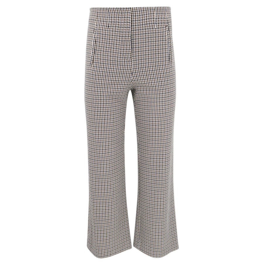 Clothing Veronica Beard | Dova Houndstooth Pant Multi