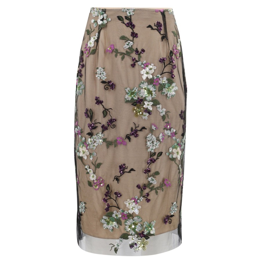 Clothing Vince | Begonia Sequin Skirt Dewberry