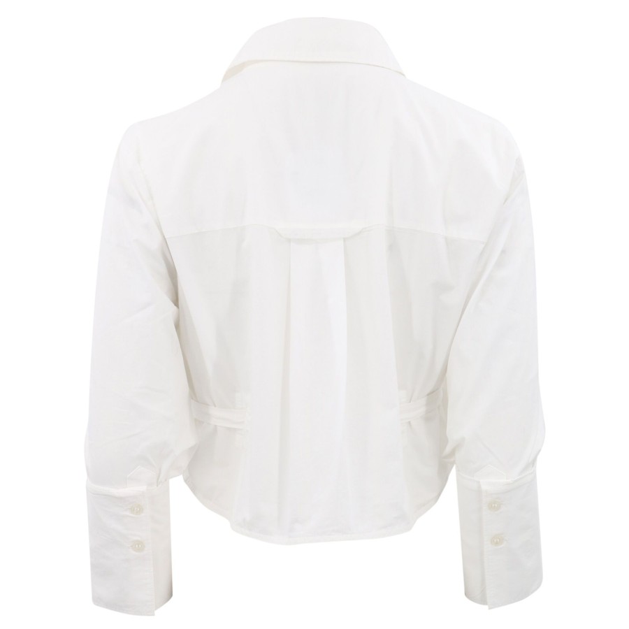 Clothing Citizens of Humanity | Virginia Tuxedo Bib Shirt Optic White