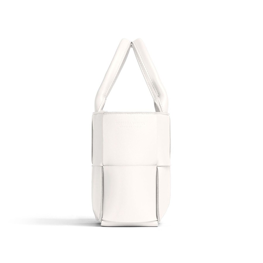 Handbags Bottega Veneta | Mini Arco Tote Bag White